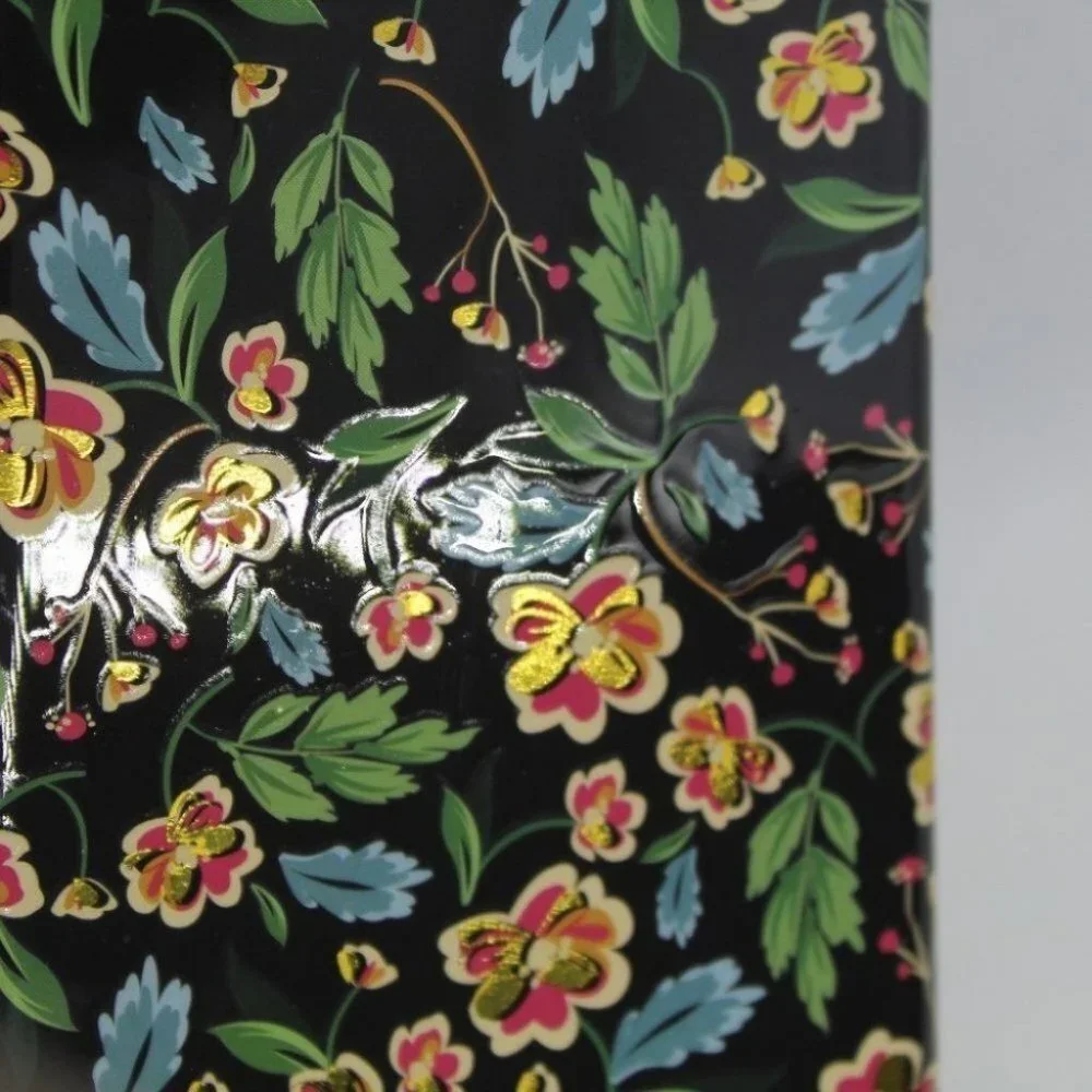 iPhone XR Floral tpu gold stamp case